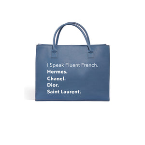 Fluent French Tote | Blue
